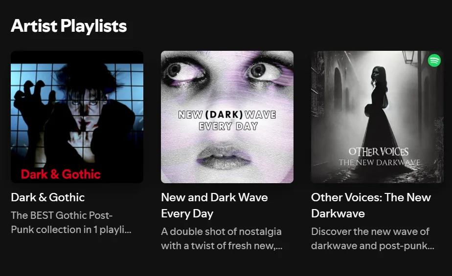Top 6 Darkwave, Goth Rock, and Post-Punk Playlists You Must Explore